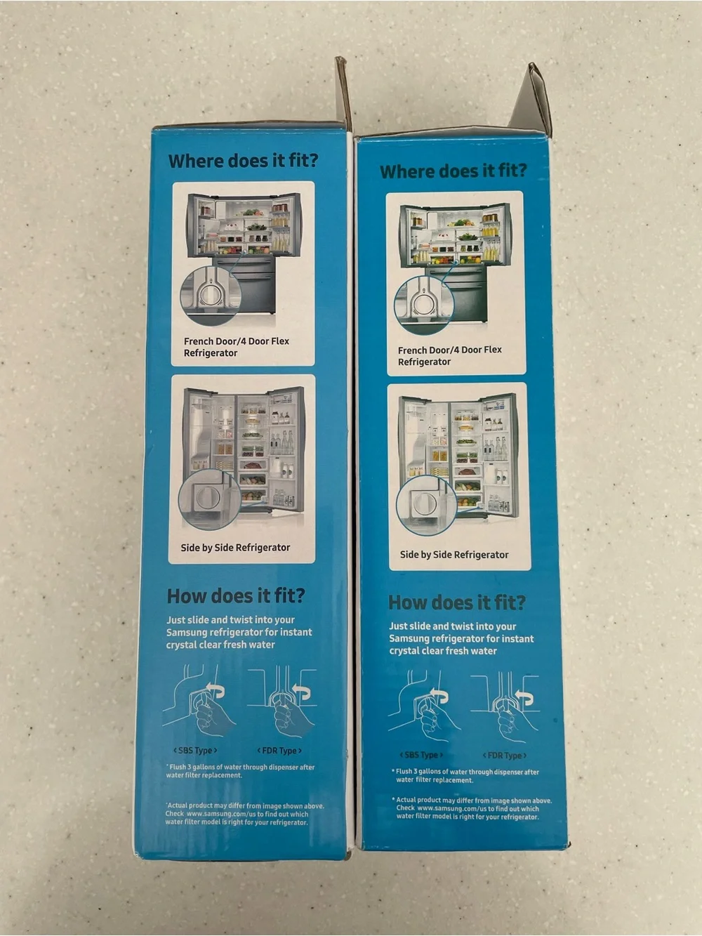 2 Pack Genuine Samsung HAF-CIN/EXP DA29-00020B OEM Refrigerator Water Filters